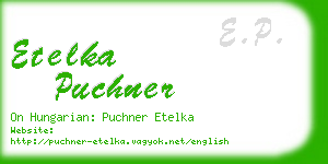 etelka puchner business card